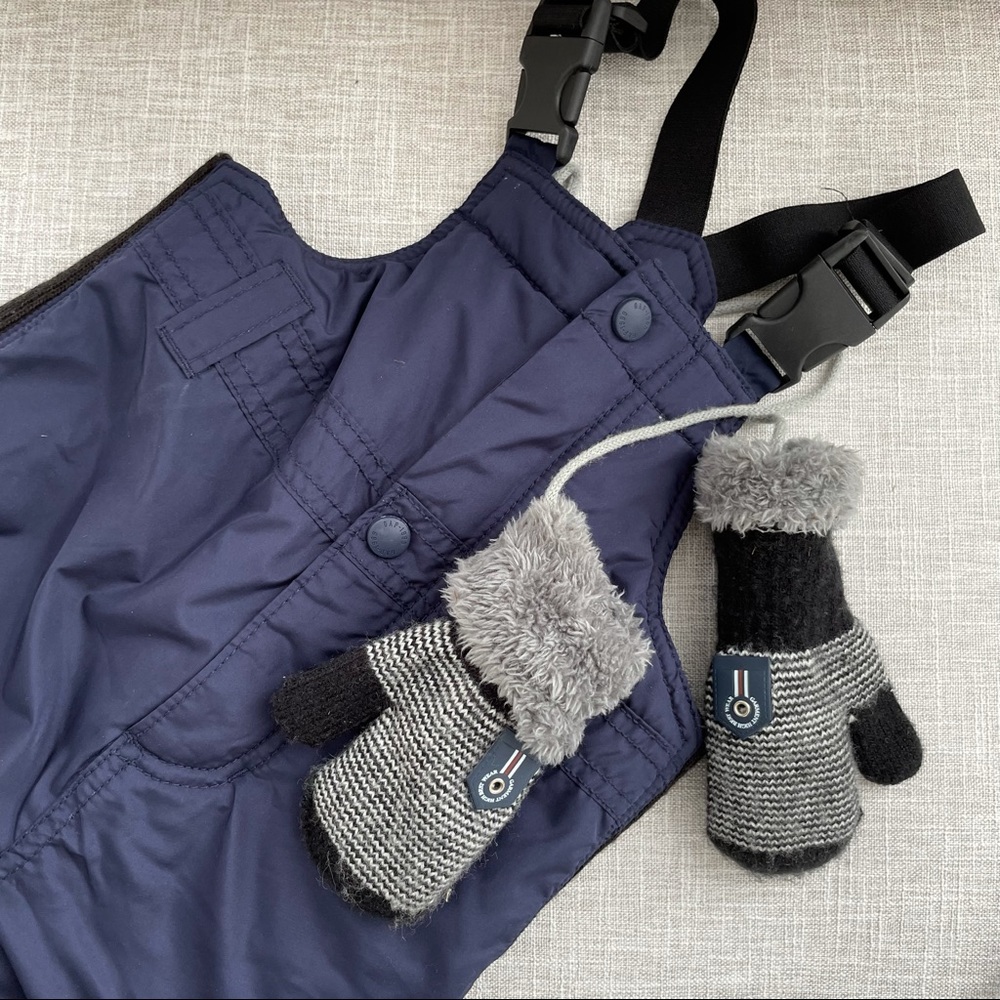 18-24m GAP Snowsuit + Mittens